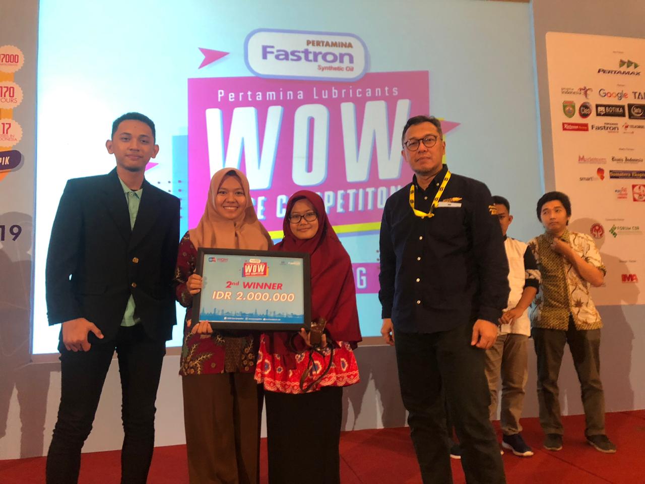 “One Peace” Raih Juara 2 Pertamina Lubricants WOW Case Competition