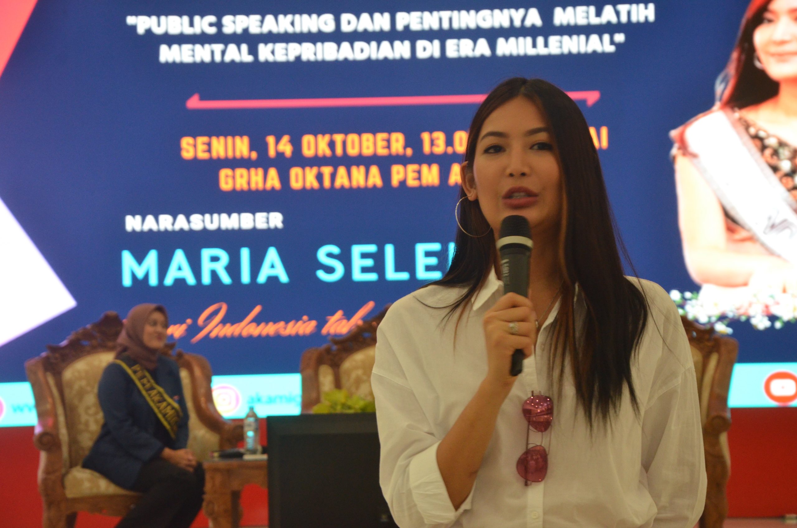 Kuliah Umum Bersama Maria Selena Putri Indonesia 2011, Oktober 2019