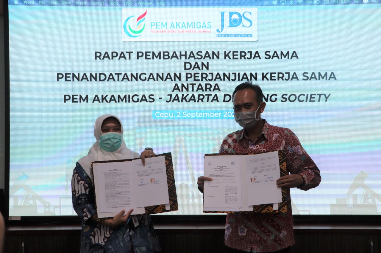 Jakarta Drilling Society Siap Perkuat Prodi Teknik Produksi Minyak Dan Gas PEM Akamigas