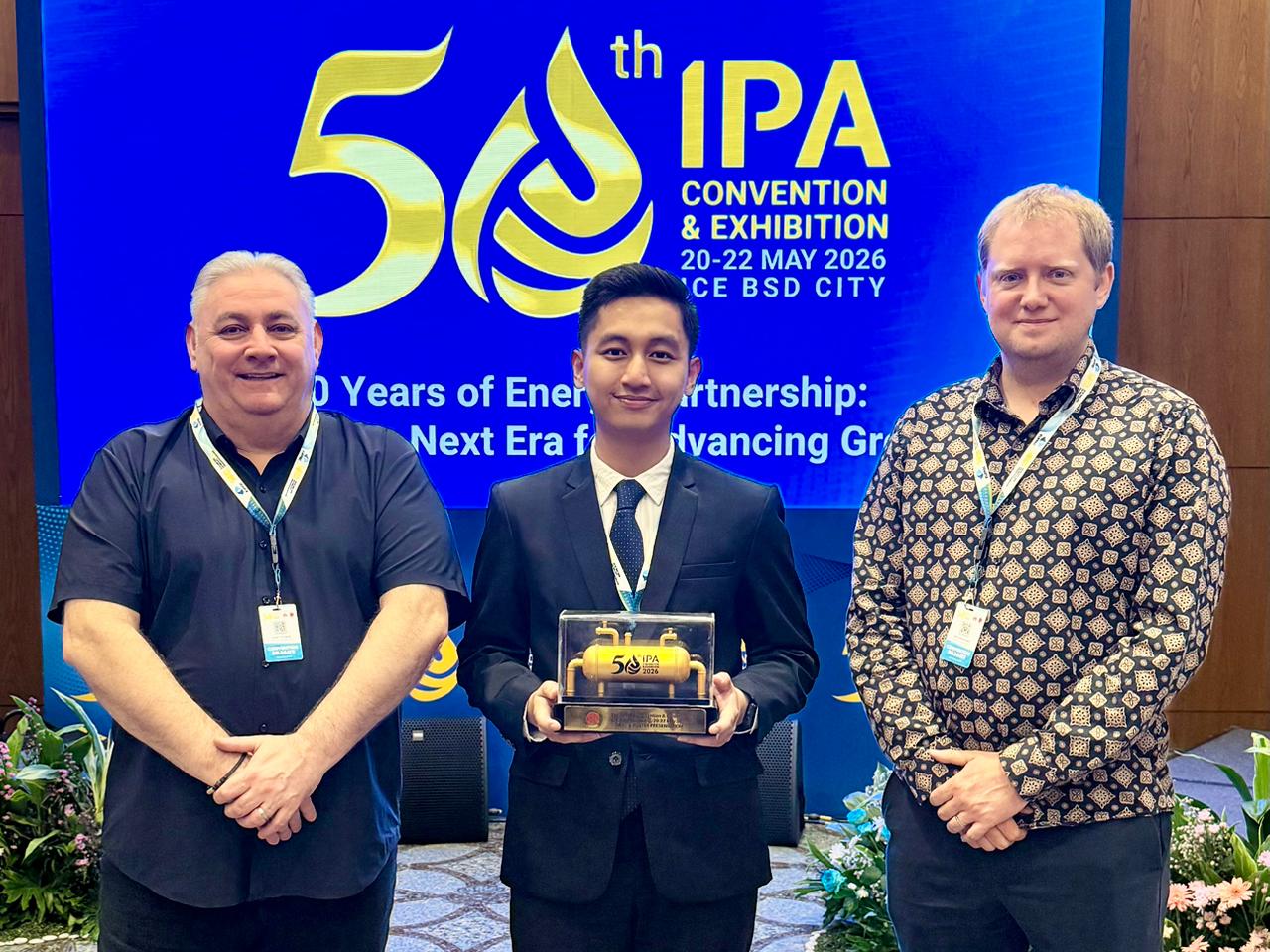 Mahasiswa PEM Akamigas Tampil sebagai Oral Student Presenter Kategori Drilling Technology di 50th IPA Convex 2026